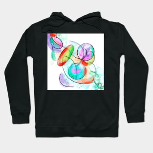 Bright Oval Abstract Hoodie